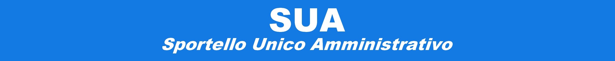 SUA - Sportello Unico Amministrativo